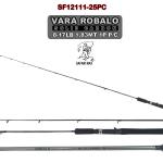 VARA ROBALO 1,83MTR 8-17lb P/C CARBON SF12111